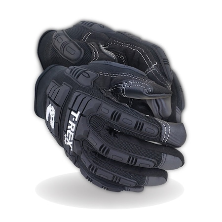 MAGID Impact Gloves, XS, Black TRX606-XS